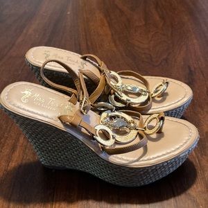 Miss Trish for target womens wedge heels size 6